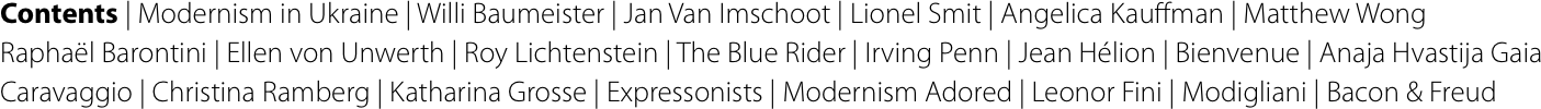 Contents | Modernism in Ukraine
